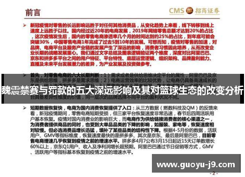 魏震禁赛与罚款的五大深远影响及其对篮球生态的改变分析 魏震禁赛与罚款的五大深远影响及其对篮球生态的改变分析
